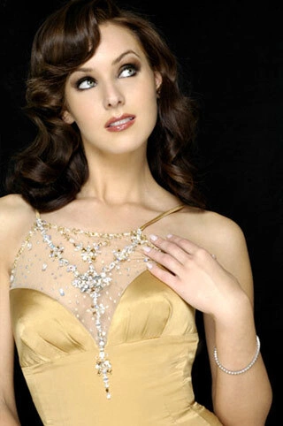 Hoa hậu Hoàn vũ 2005 Natalie Glebova. Ảnh: Gle-inter