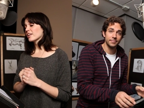 Mandy Moore lồng tiếng cho Rapunzel, còn Zachary Levi lồng tiếng cho Flynn. Ảnh: Disney.