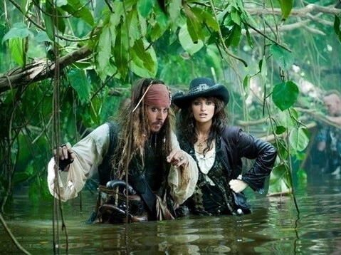 Penelope Cruz là bạn đồng hành mới của Johnny Depp trong 'Pirates of The Caribbean 4'. Ảnh: Disney.