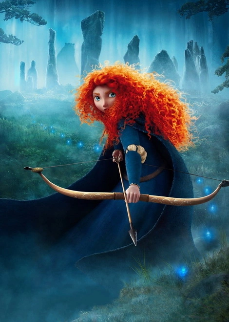 Merida - nàng công chúa đầu tiên của Pixar. Ảnh: Pixar.