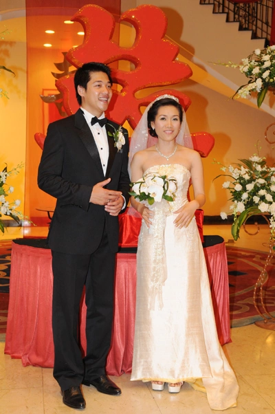 Hải Anh và Hoài Thu kết hôn vào năm 2009, khi nam diễn viên bước sang tuổi 30.