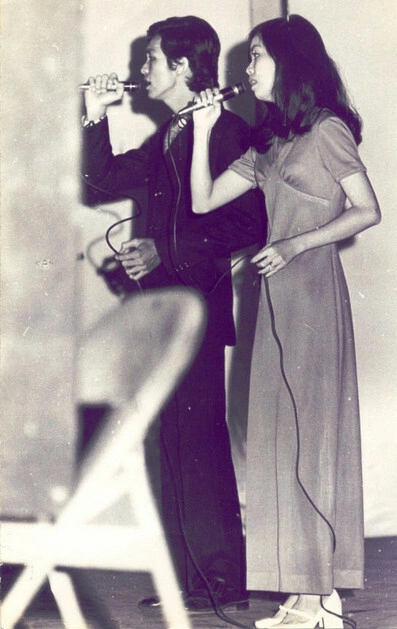 Chánh Tín, Bích Trâm là một cặp song ca ăn ý trước năm 1975. Ảnh: T.L.