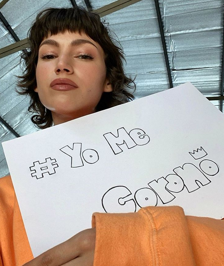 Corberó vận động gây quỹ chống nCoV trên trang Instagram cá nhân trong Covid-19.