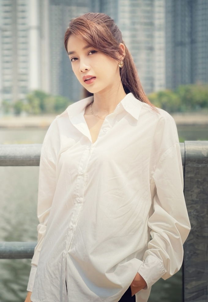 Mỹ Duyên trong tạo hình nhân vật Khánh Minh. Ảnh: M&TPictures