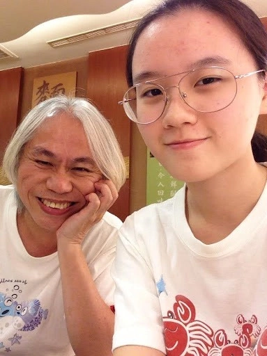 Vợ chồng Lâm Tĩnh Ân, Lý Khôn Thành. Ảnh: Next Apple