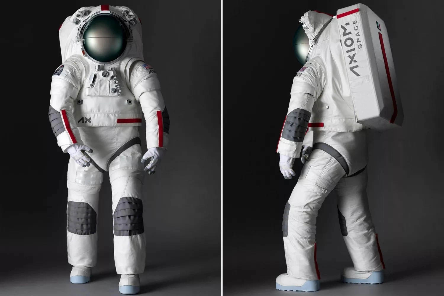 Bộ đồ du hành vũ trụ AxEMU. Ảnh: Prada, Axiom Space