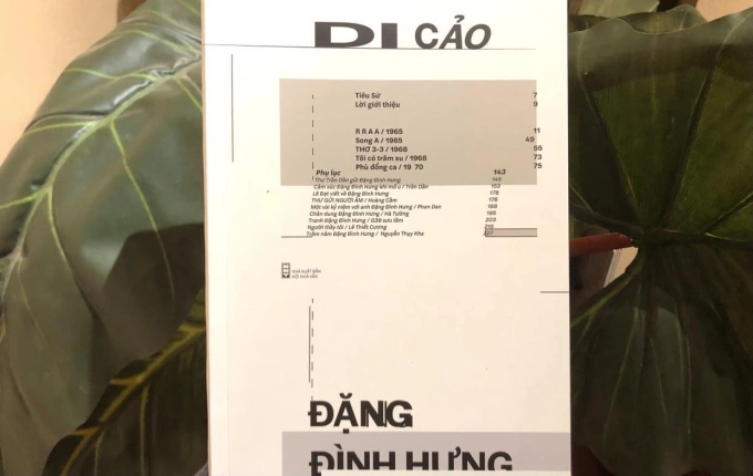 Tác phẩm do Nhà xuất bản Hội Nhà văn và Gallery 39 phát hành. Ảnh: Phương Linh