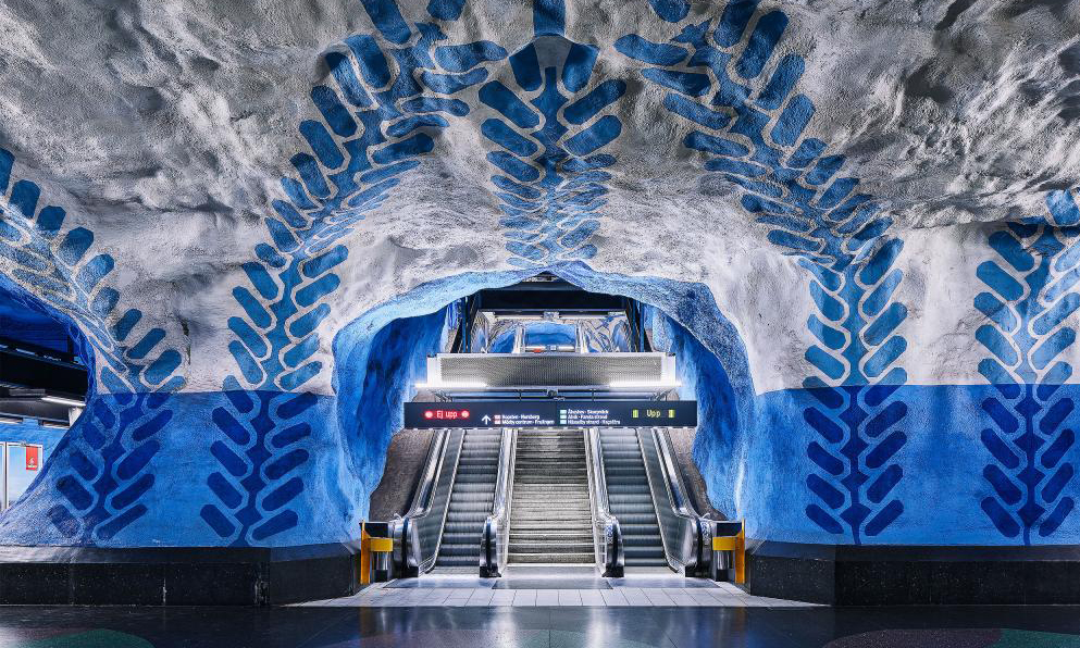 Trạm metro được ví 'bảo tàng mỹ thuật dài nhất thế giới'