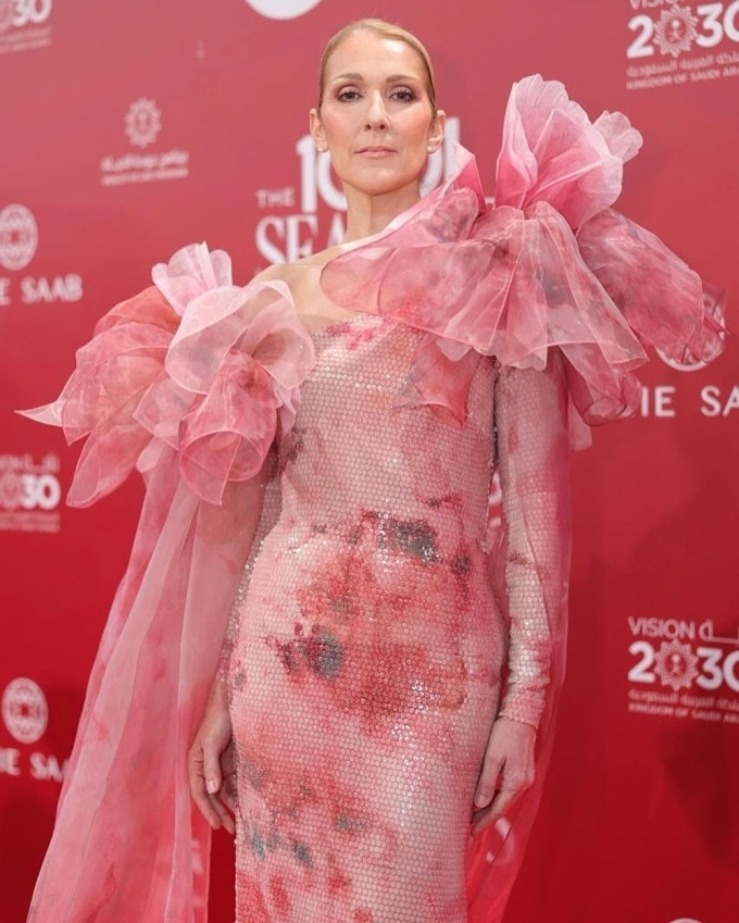 Danh ca Celine Dion tại show thời trang 1001 Seasons of Elie Saab hồi tháng 11/2024. Ảnh: Rani Fawaz