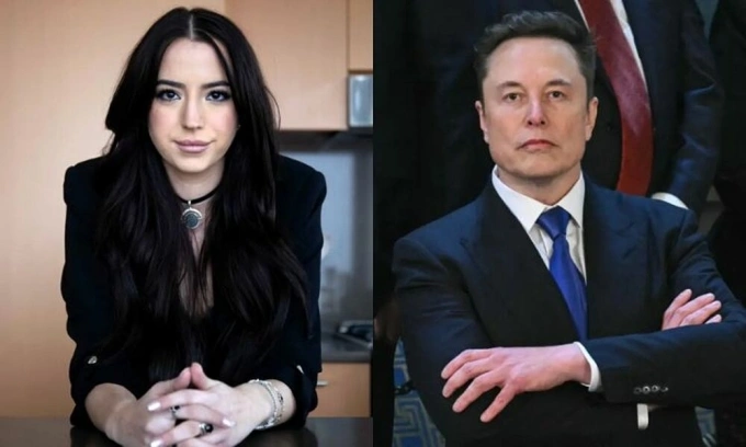 Chân dung tác giả Ashley St. Clair và Elon Musk. Ảnh: NY Post/ AFP