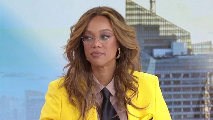 Tyra Banks trên chương trình Today with Jenna & Friends. Ảnh: NBC