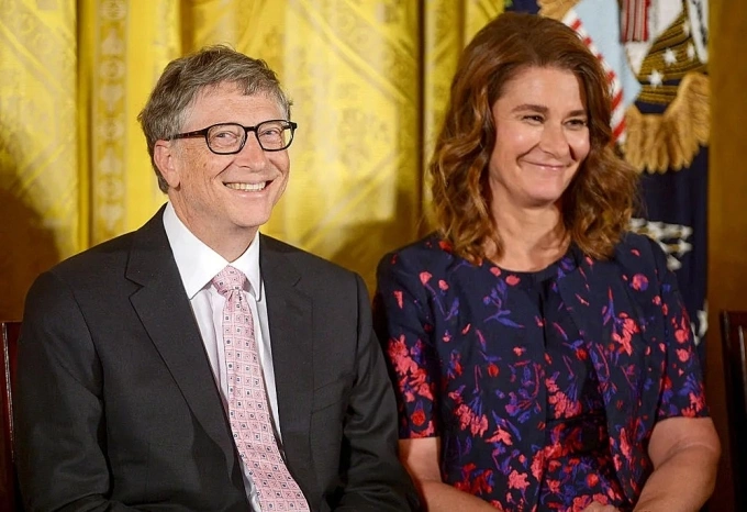 Melinda French Gates và chồng cũ - tỷ phú Bill Gates - tham gia sự kiện ở Nhà Trắng năm 2016. Ảnh: WireImage