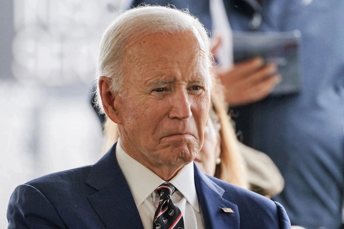 Cựu tổng thống Mỹ Joe Biden tại sự kiện ở New Castle, Delaware, ngày 30/5. Ảnh: Reuters