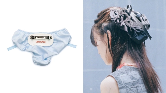 Căp tóc Jenny Fax có ba phiên bản gồm xanh dương, đen và hồng pastel. Ảnh: Jenny Fax