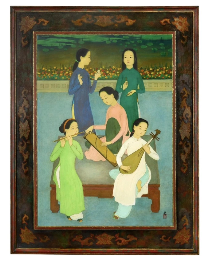 Bức Le concert (Buổi hòa nhạc) . Ảnh: Aguttes