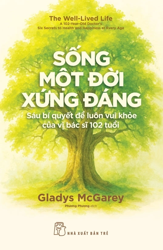Bìa Sống một đời xứng đáng, sách 368 trang, Phương Phương dịch, NXB Trẻ ấn hành. Ảnh: NXB Trẻ