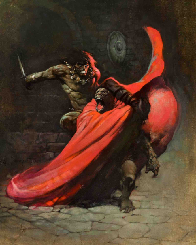 Bức Man Ape được bán giá 13,5 triệu USD cho người mua giấu tên. Ảnh: Heritage Auctions