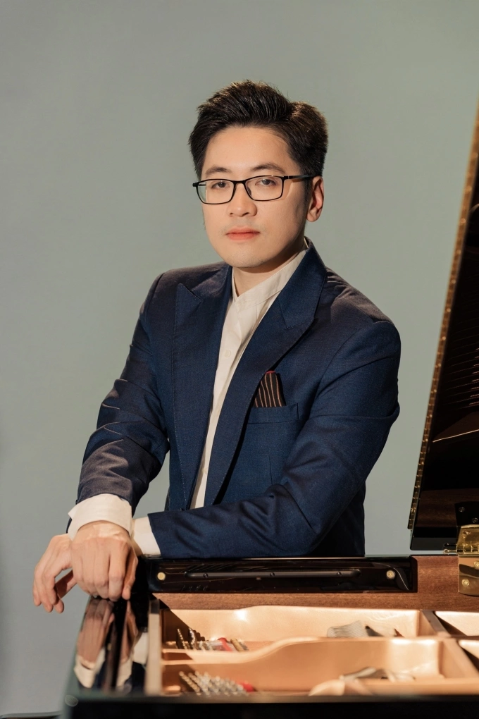 Chân dung nghệ sĩ Lưu Hồng Quang. Ảnh: Fanpage Pianist Luu Hong Quang