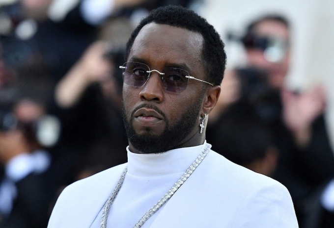 Chân dung rapper Diddy. Ảnh: AP