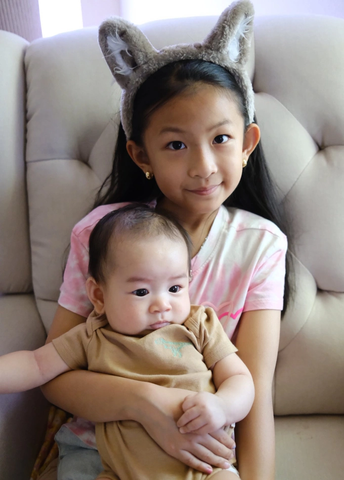 Hai con của Lam Trường. Ảnh: Nhân vật cung cấp