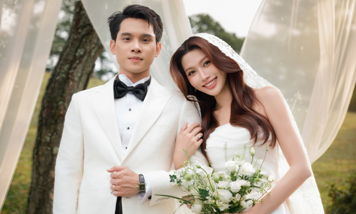 Á hậu Quỳnh Châu chụp ảnh cưới ở Đà Lạt