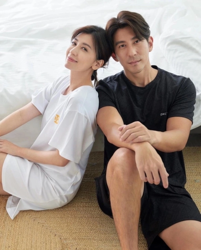 Vợ chồng Giả Tịnh Văn, Tu Kiệt Khải. Ảnh: Ettoday