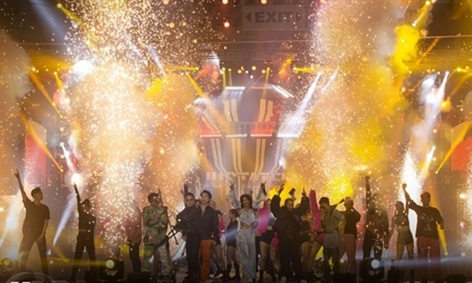 Sân khấu concert Rap Việt năm 2021. Ảnh: Vie