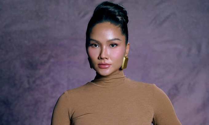 HHen Niê trong giai đoạn cuối thai kỳ. Ảnh: Nhân vật cung cấp