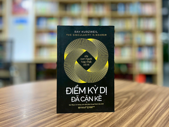 Bìa sách Điểm kỳ dị đã cận kề. Ảnh: Omega+