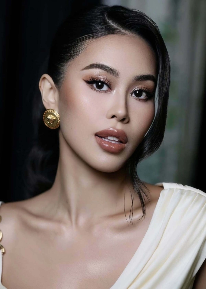 Cận cảnh trang điểm của cô dâu. Ảnh: Hàng Thanh Thiện