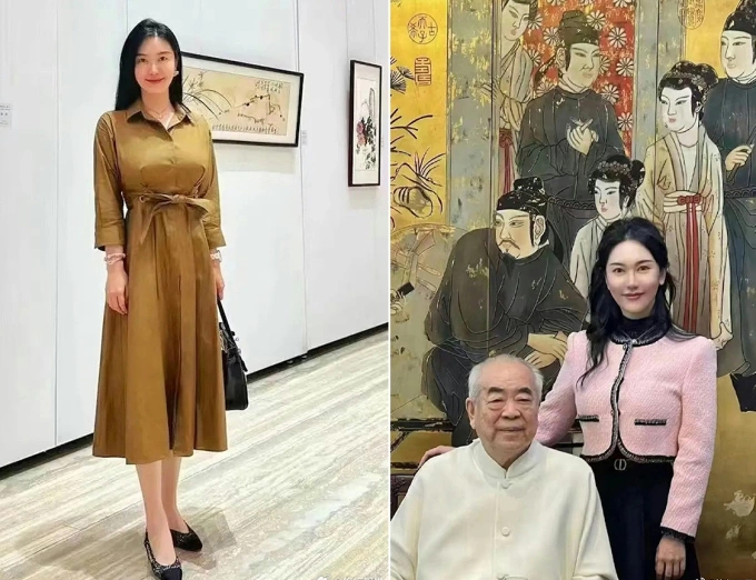 Từ Manh và ông Phạm Tăng. Ảnh: HK01