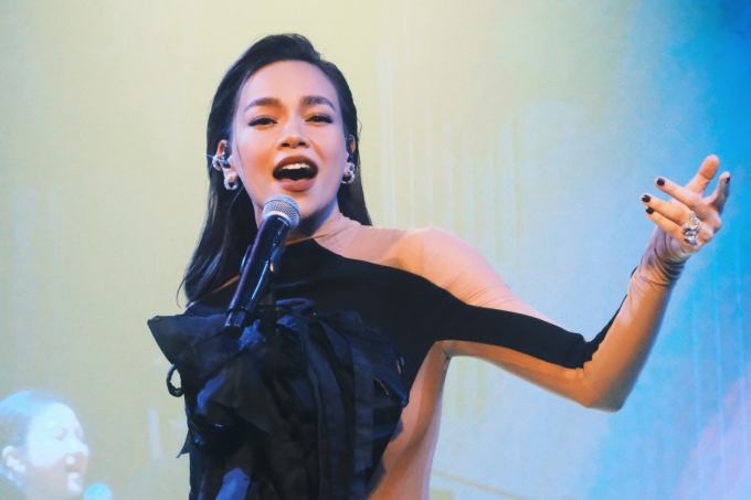 Hồ Ngọc Hà làm khách mời trong mini show của học trò. Ảnh: Nhân vật cung cấp