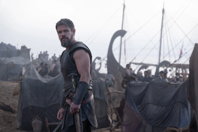 Tạo hình của Matt Damon trong phim The Odyssey. Ảnh: Universal Pictures