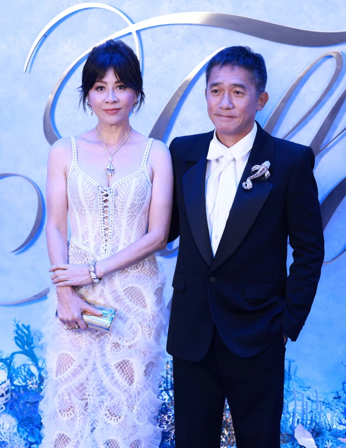 Vợ chồng Lưu Gia Linh. Ảnh: HK01