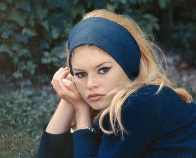 Brigitte Bardot trên phim trường Contempt năm 1963. Ảnh: Rome Paris Films