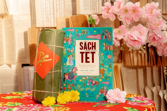 Sách Tết Bính Ngọ 2026 - Hợp tuyển văn thơ nhạc họa chủ đề mùa xuân và ngày tết do Công ty Cổ phần Văn hóa Đông A và NXB Dân Trí liên kết ấn hành.