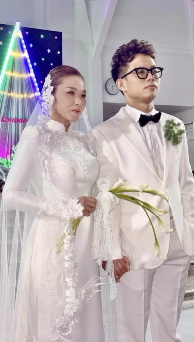 Trương Thảo Nhi trong ngày cưới tại quê nhà. Ảnh: Trịnh Bảo Thịnh