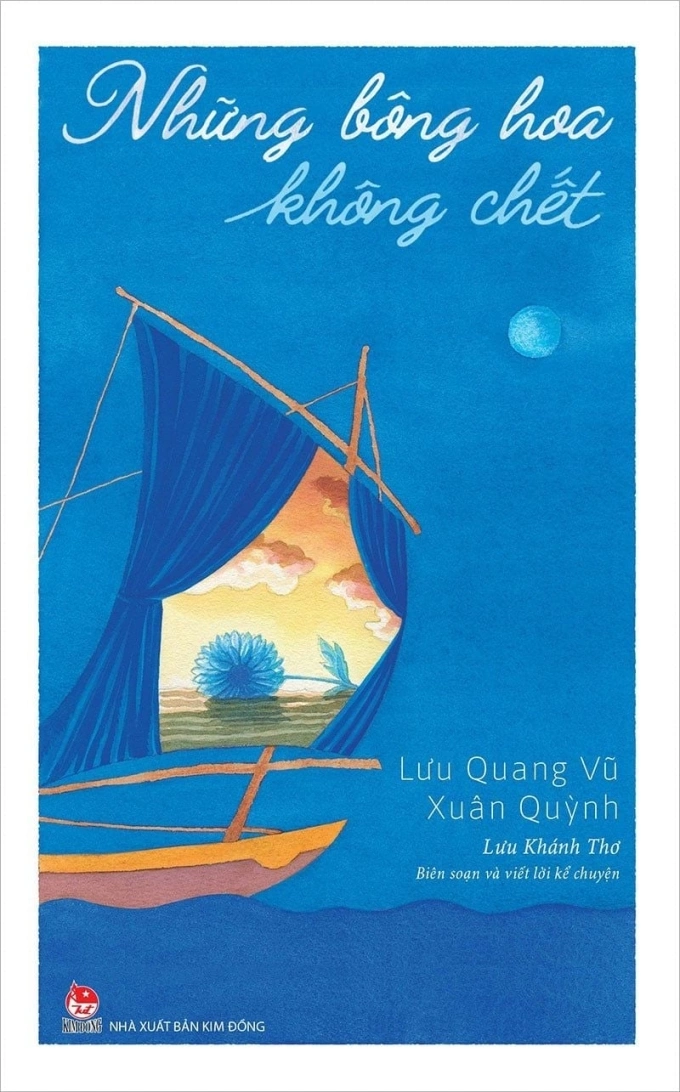 Bìa sách Những bông hoa không chết. Ảnh: Nhà xuất bản Kim Đồng