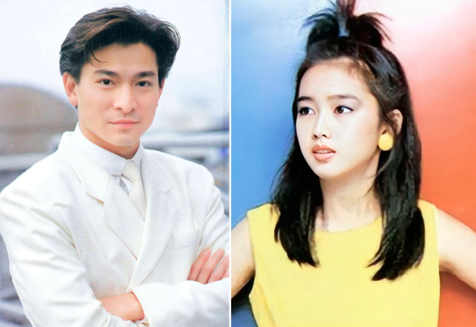 Lưu Đức Hoa và Chu Lệ Thiên thời trẻ. Ảnh: HK01