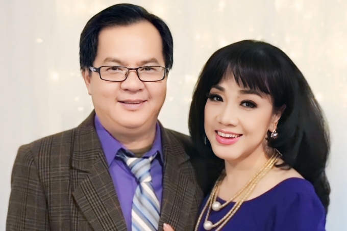 Nghệ sĩ Phương Hồng Thủy bên chồng - ông An Khương. Ảnh: Nhân vật cung cấp