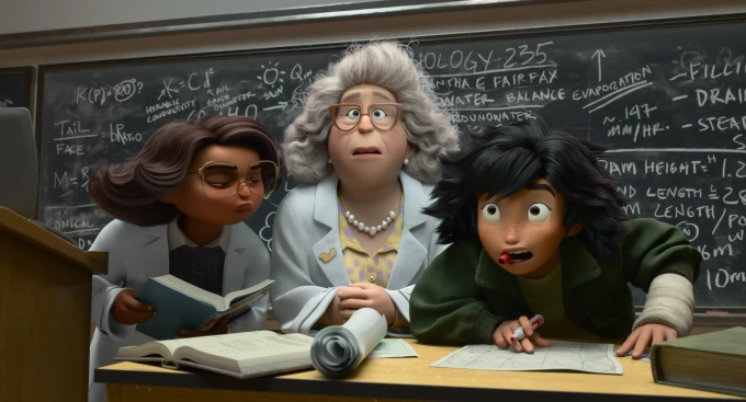 Kỹ thuật hoạt họa trong phim Hoppers mang đến cách thể hiện linh hoạt, hỗ trợ cho việc truyền tải cảm xúc và diễn biến câu chuyện. Ảnh: Walt Disney Studios