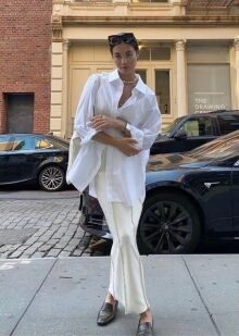 12 cách phối sơ mi tôn dáng