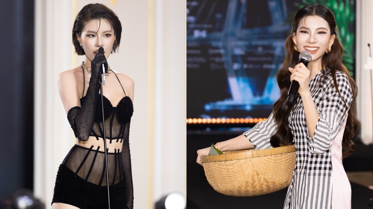 Pháo và dàn ứng viên chào sân Miss Grand Vietnam