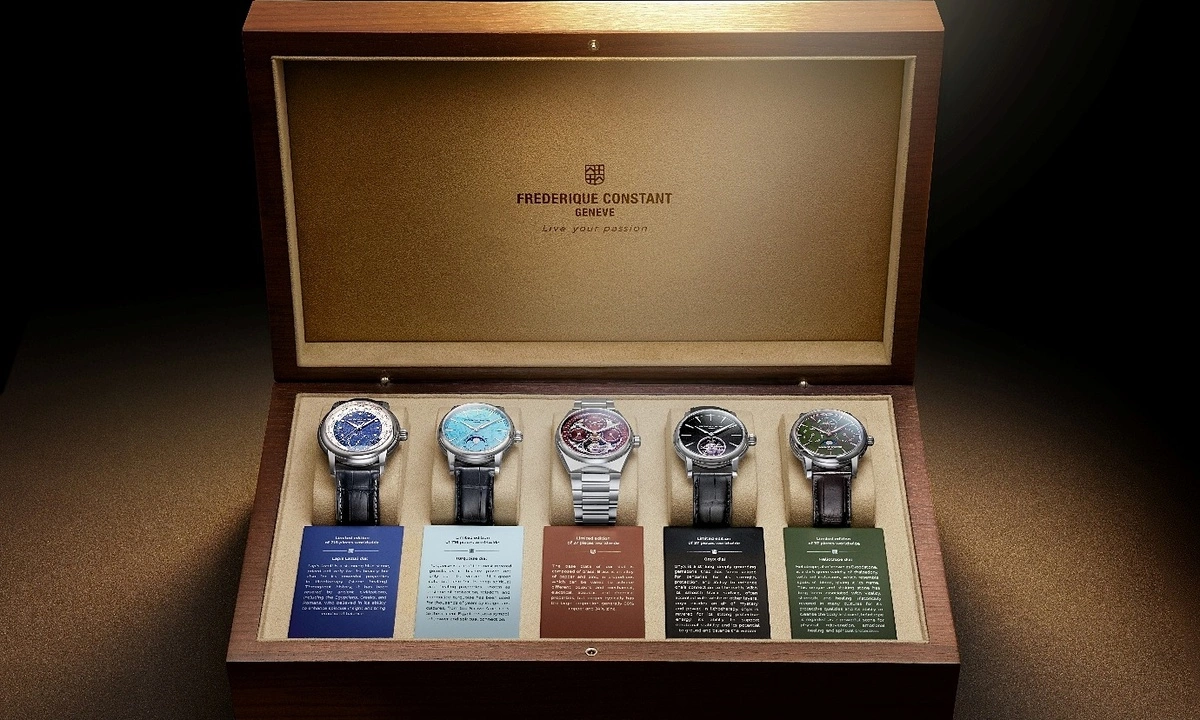 5 đồng hồ đá quý trong BST giới hạn của Frederique Constant