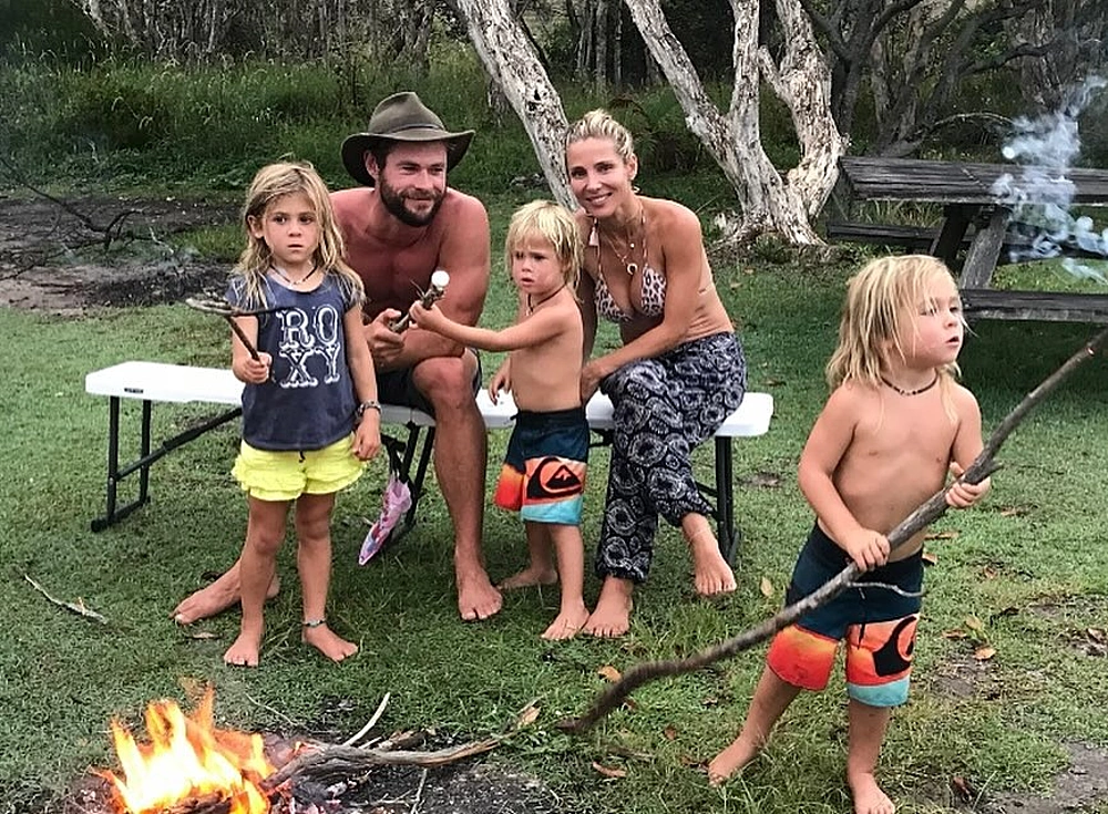 Nhà Chris Hemsworth sống hòa mình với thiên nhiên