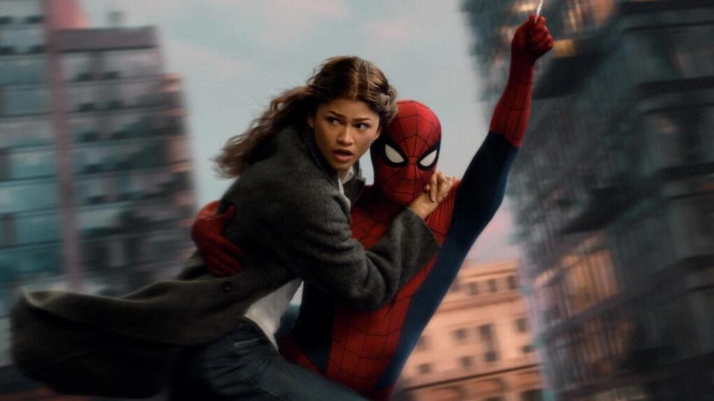 Cảnh phim Spider-Man: Brand New Day, với Tom Holland đóng người Nhện, Zendaya vào vai MJ. Ảnh: Sony Pictures