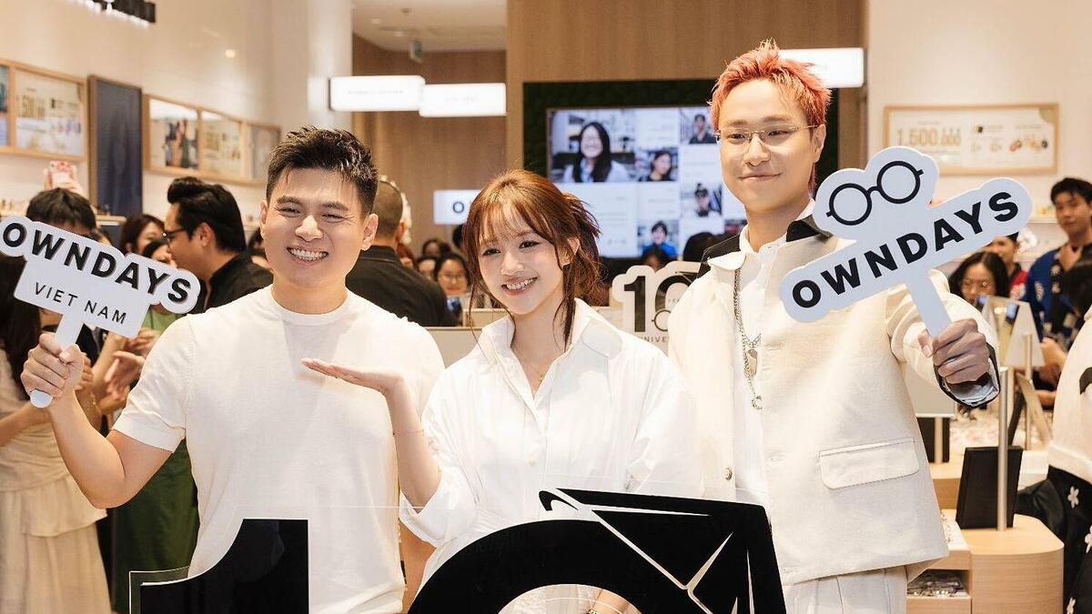 Sao dự kỷ niệm 10 năm ra mắt Owndays Việt Nam
