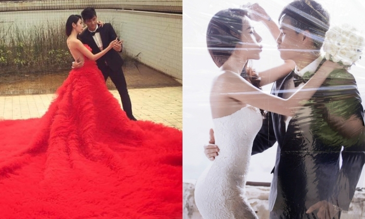 Thủy Tiên ôn kỷ niệm mặc váy cưới