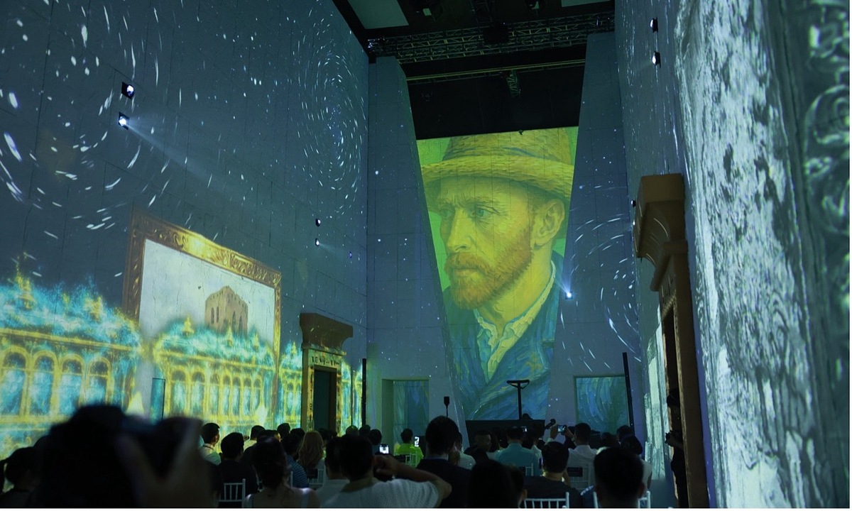 165 tác phẩm Van Gogh được tái hiện bằng công nghệ trình chiếu