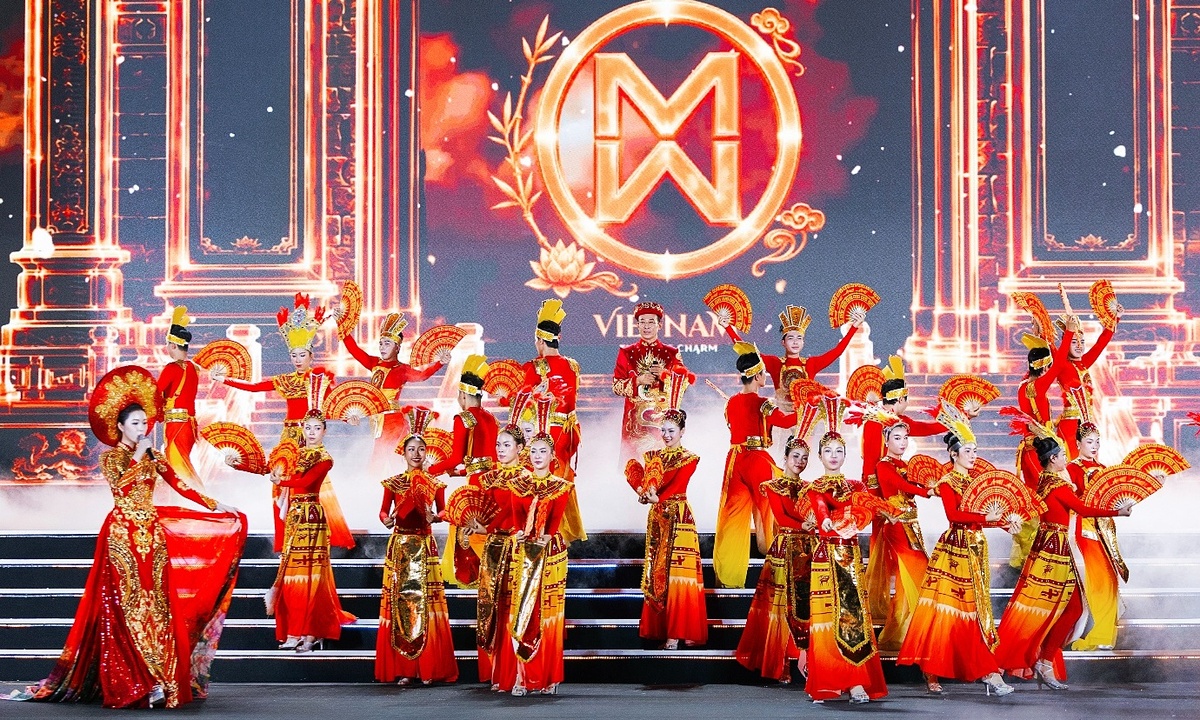 Thông điệp tiết mục 'Con cháu vua Hùng toàn cầu' tại Miss World
